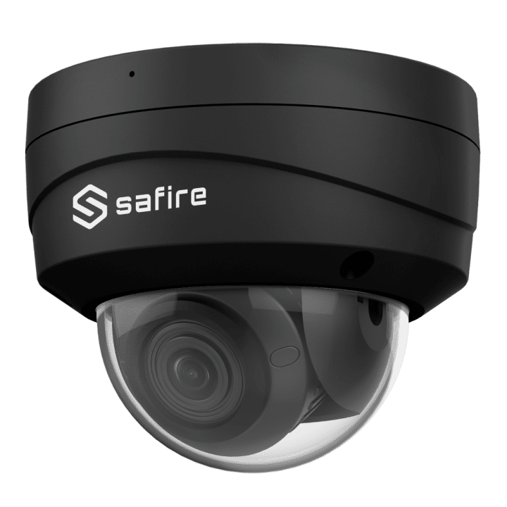 SAFIRE SF-IPD835CWA-4U-AI2-BLACK 4MP āra kupola IP kamera ar PoE, Wi-Fi, AI analītiku, IP67, 2.8mm objektīvu, microSD līdz 256GB
