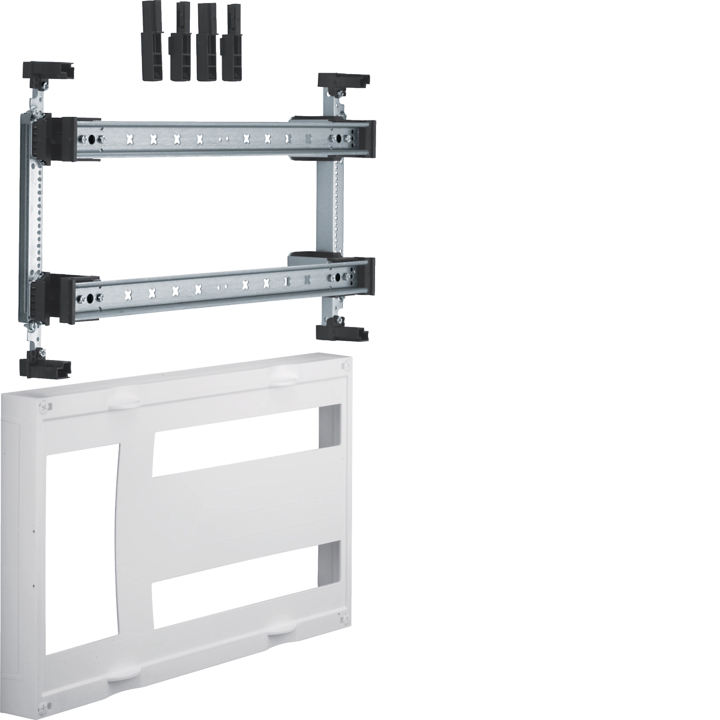 Hager UD22H1B Universal Distribution Board 300x500mm for NH00 Fuse + 2x17 Modules
