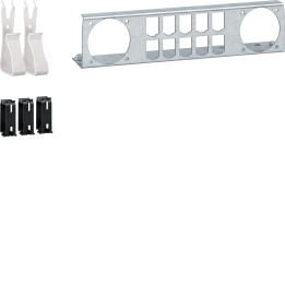Hager UM00M3 Multimedia Patch Panel Kit for Socket Outlet