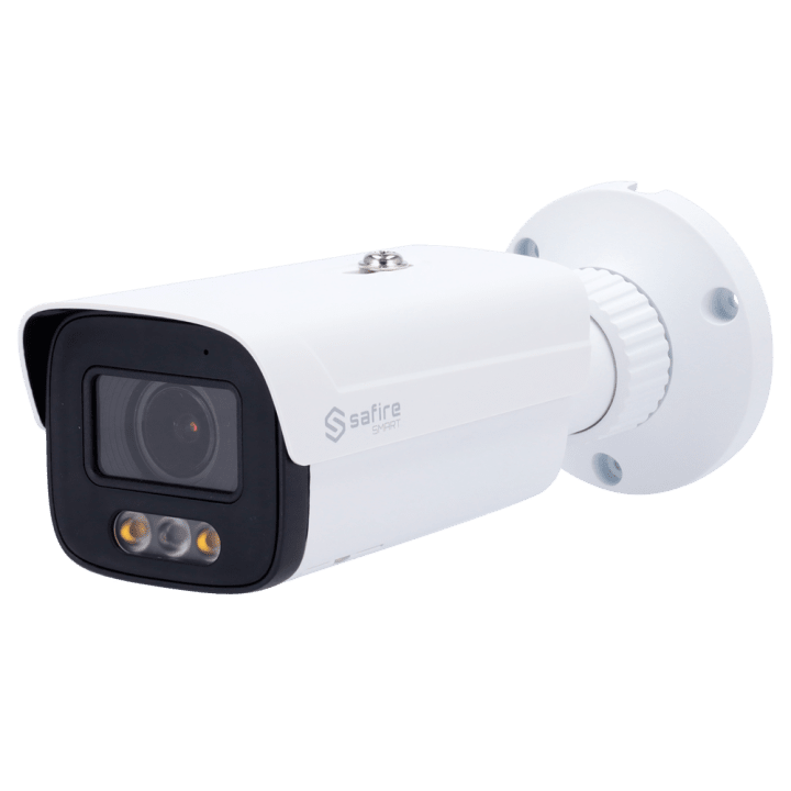 SAFIRE SMART SF-IPB571ZCA-4E1-DL 4MP Bullet IP kamera su dvigubu apšvietimu, PoE ir Wi-Fi, IP67, 40m IR, Varifocal 2,8-12mm