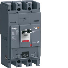 Автоматический выключатель Hager HPW400NR MCCB h3+ P630 Energy, 3P, 400A, 50kA