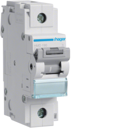 Hager HMF190 MCB 1-polu 100 A D-līkne 15 kA, 1,5 moduļi