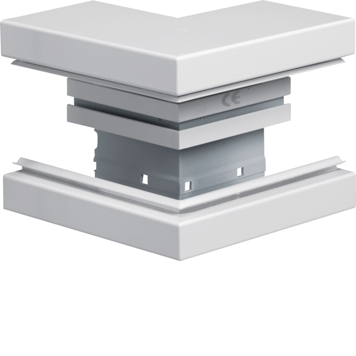 Hager BRA8513039016 External Corner 85x130mm with Lid 80mm White