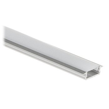 PROFILE WITH COVER FOR LED STRIPS PR-LED/RA/2M FLUSH SILVER