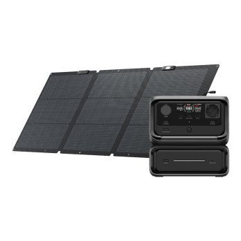 Set: EcoFlow River 3 Max power station + 160W photovoltaic panel.