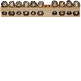 Hager K143 žalvario paskirstymo gnybtas, 67 mm, 5x10 mm² - 5x16 mm²