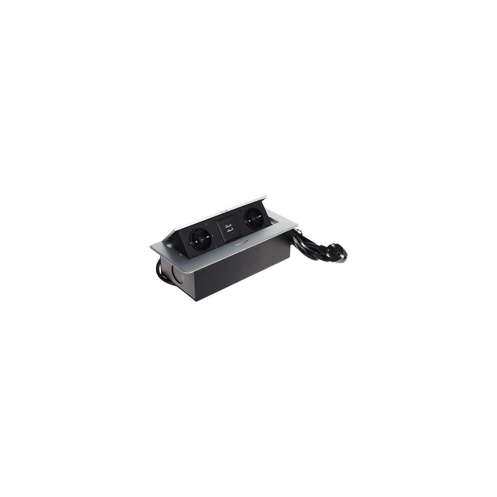 MOOBLI TOITEJAOTUSSUSTEEM FPS-2S2U/KAABEL (2 VALJUNDI + 2 USB)