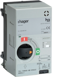 Hager HXB042H Mootoroperaator x250 230-240VAC