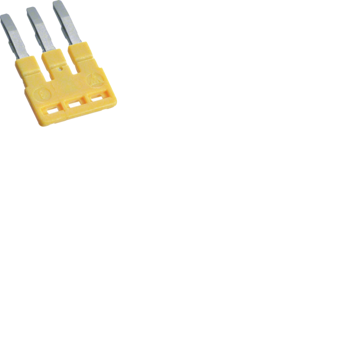 Hager KWJ02D3 izoliuotas trumpiklis 2,5 mm² 3 krypčių paskirstymo blokas
