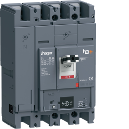 Hager HEW401NR h3+ P630 Energy MCCB 4-napainen 400A 70kA