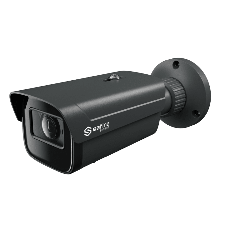 SAFIRE SMART SF-IPB380A-4E1-GREY 4MP Bullet IP kamera su PoE, Wi-Fi, IP67, IR 30m, 2,8mm objektyvas, Integruotas mikrofonas, mic