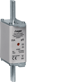 Hager LNH1025M HRC LV sulakelenkki NH1C gG AC500V 25A