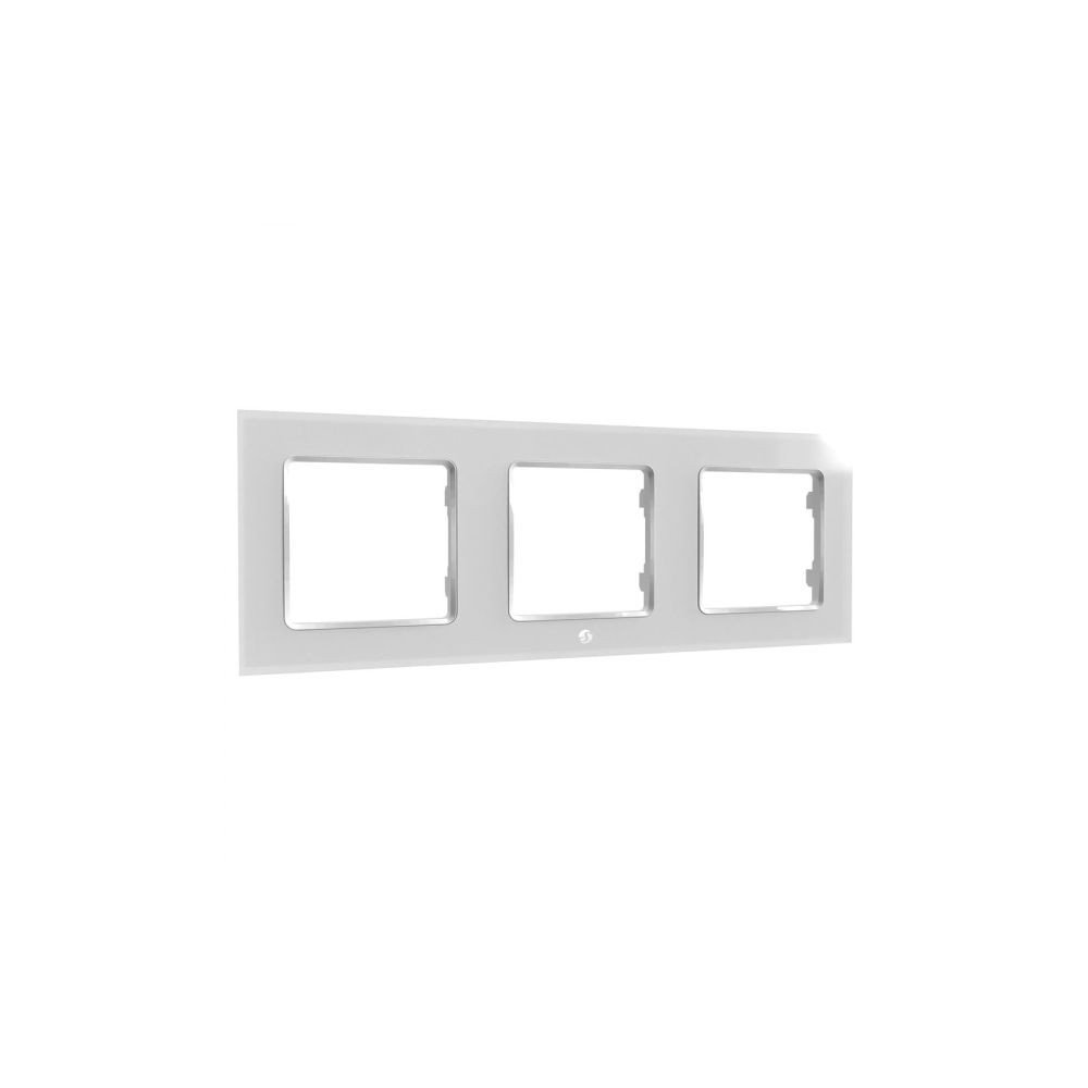 Shelly Wall Frame 3 (for wall switch) - White