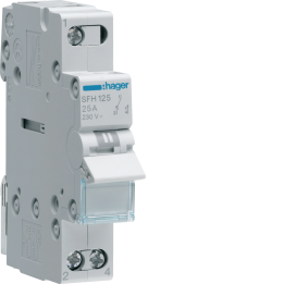 Переключатель Hager SFH125, 1P, 25A, ручной