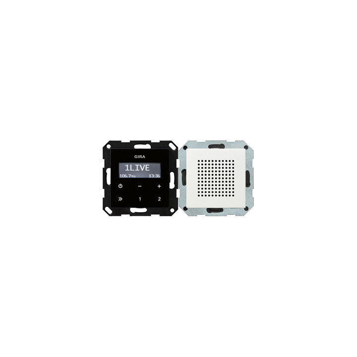 GIRA 228003 UP-Radio RDS Lautsprecher System 55 Reinweiß