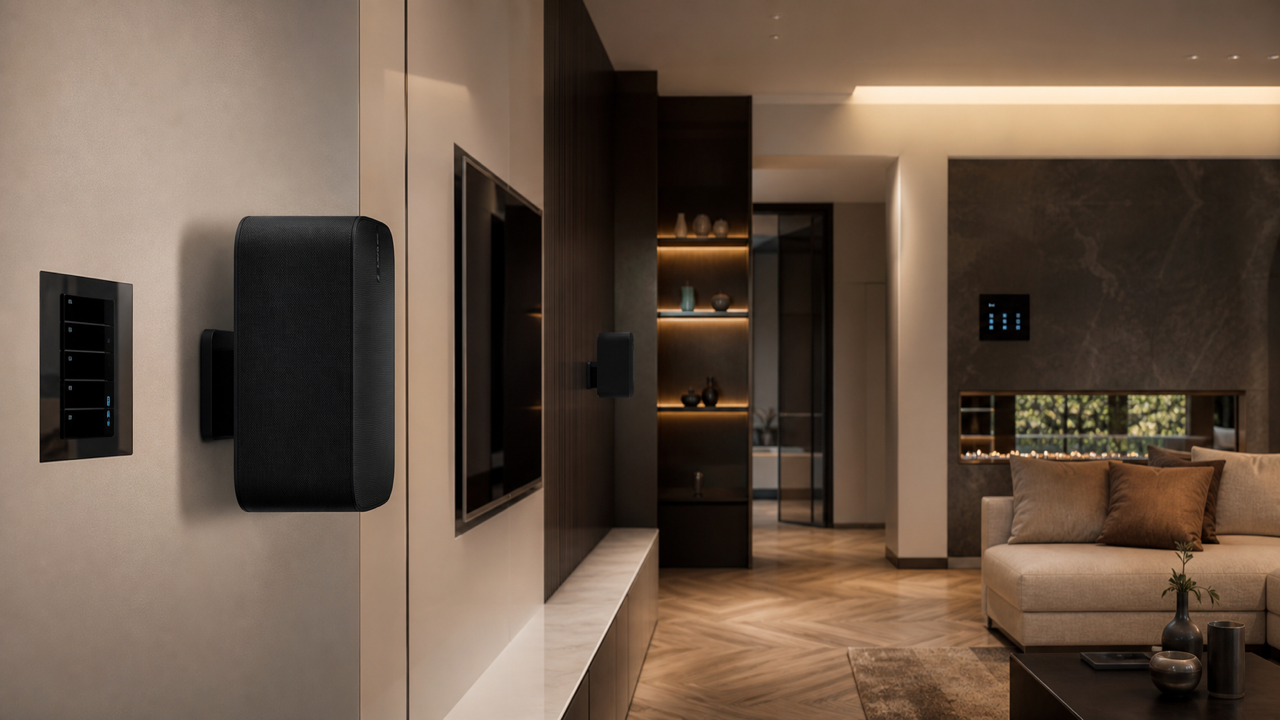 Ekinex Audio Modules: KNX Volume and Source Control from Wall Panels