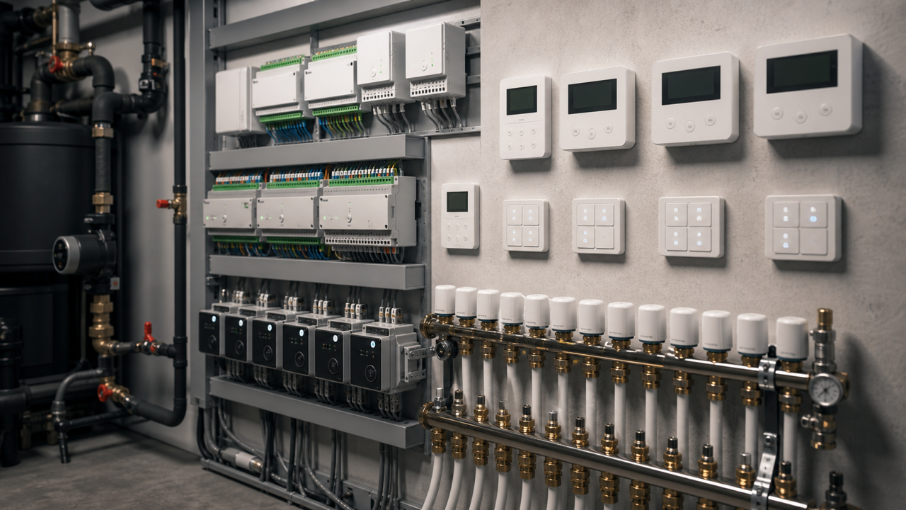 EV charger + KNX: smart load management for apartments and offices