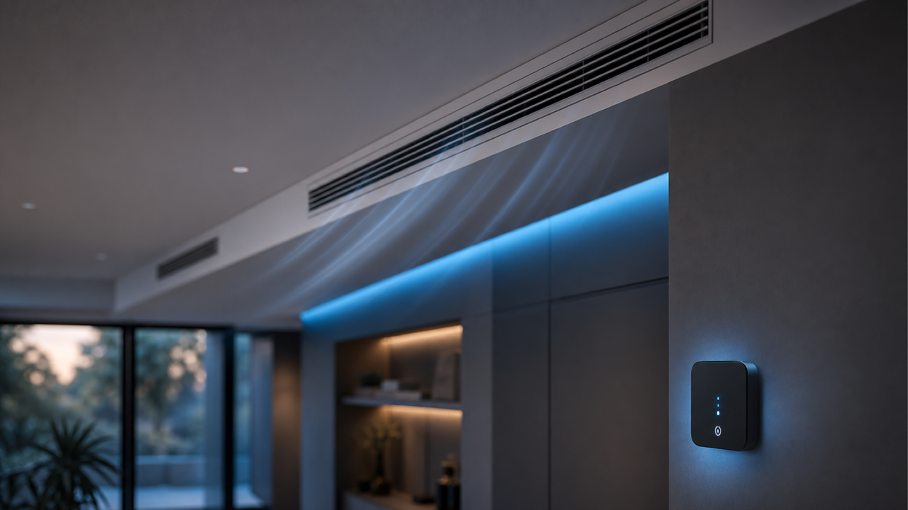 Floor heating + KNX: zone actuators, thermostats and energy optimisation